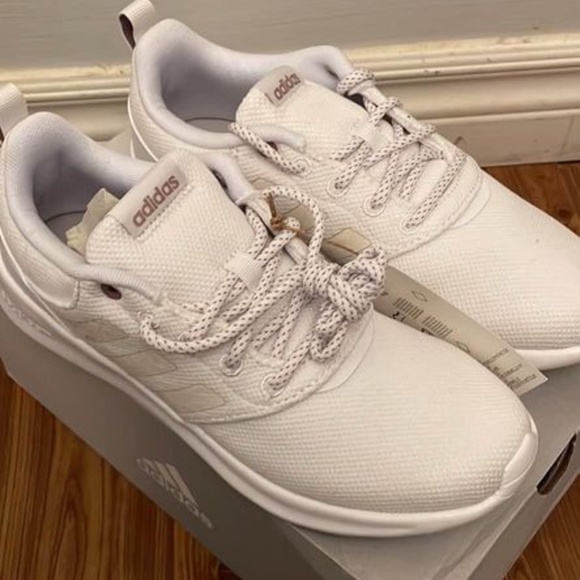 BRAND NEW women adidas qt racer 2.0 white running shoes - Picture 7 of 9